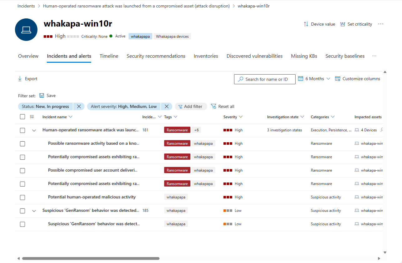 example alerts